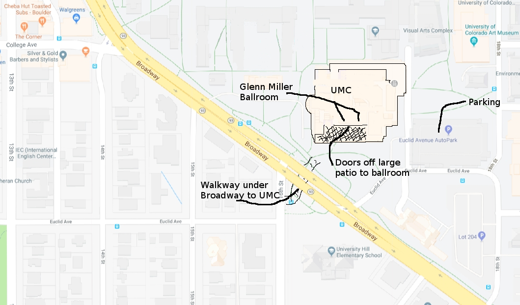 Saturday Banquet Map